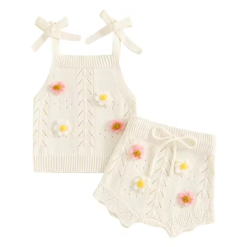 Kiara Garden Knit Set – Beige